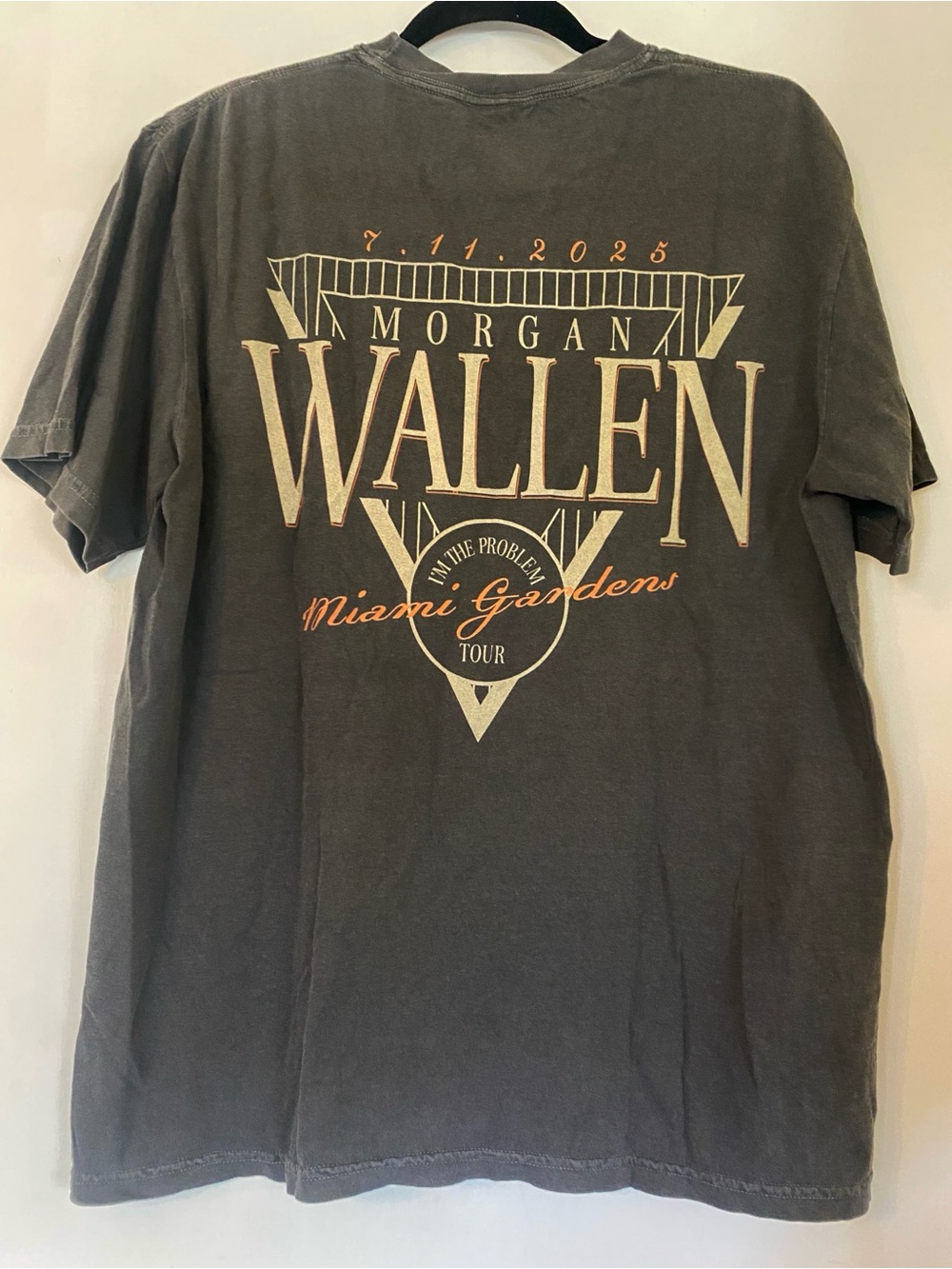 Morgan Wallen Miami Gardens 2025 Concert Tour Shirt L